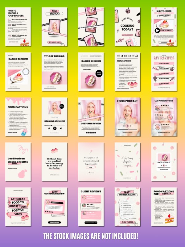 MRR/PLR Baking Pinterest Templates product image (5)