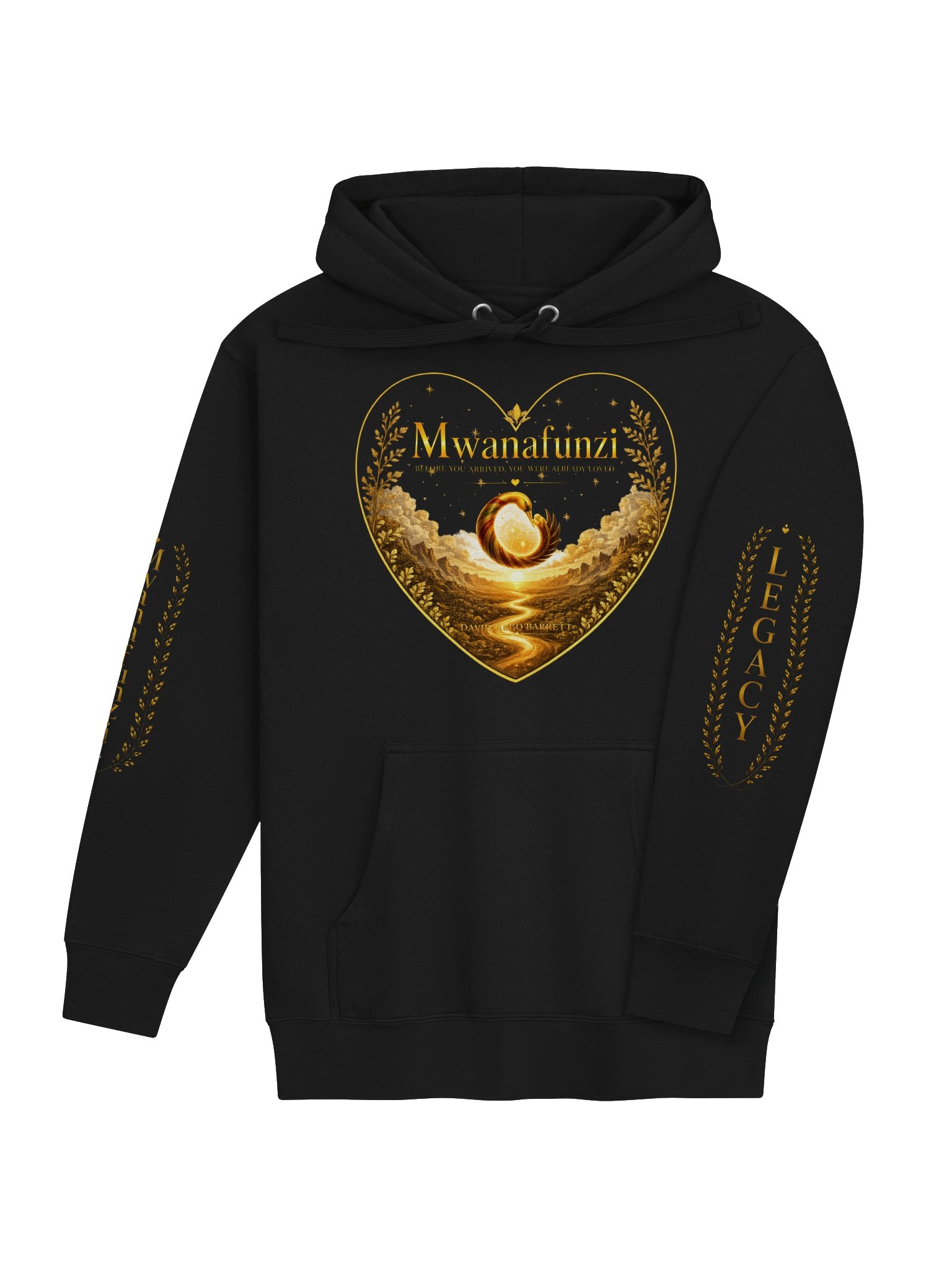 Mwanafunzi Unisex Heart Hoodie product image (4)
