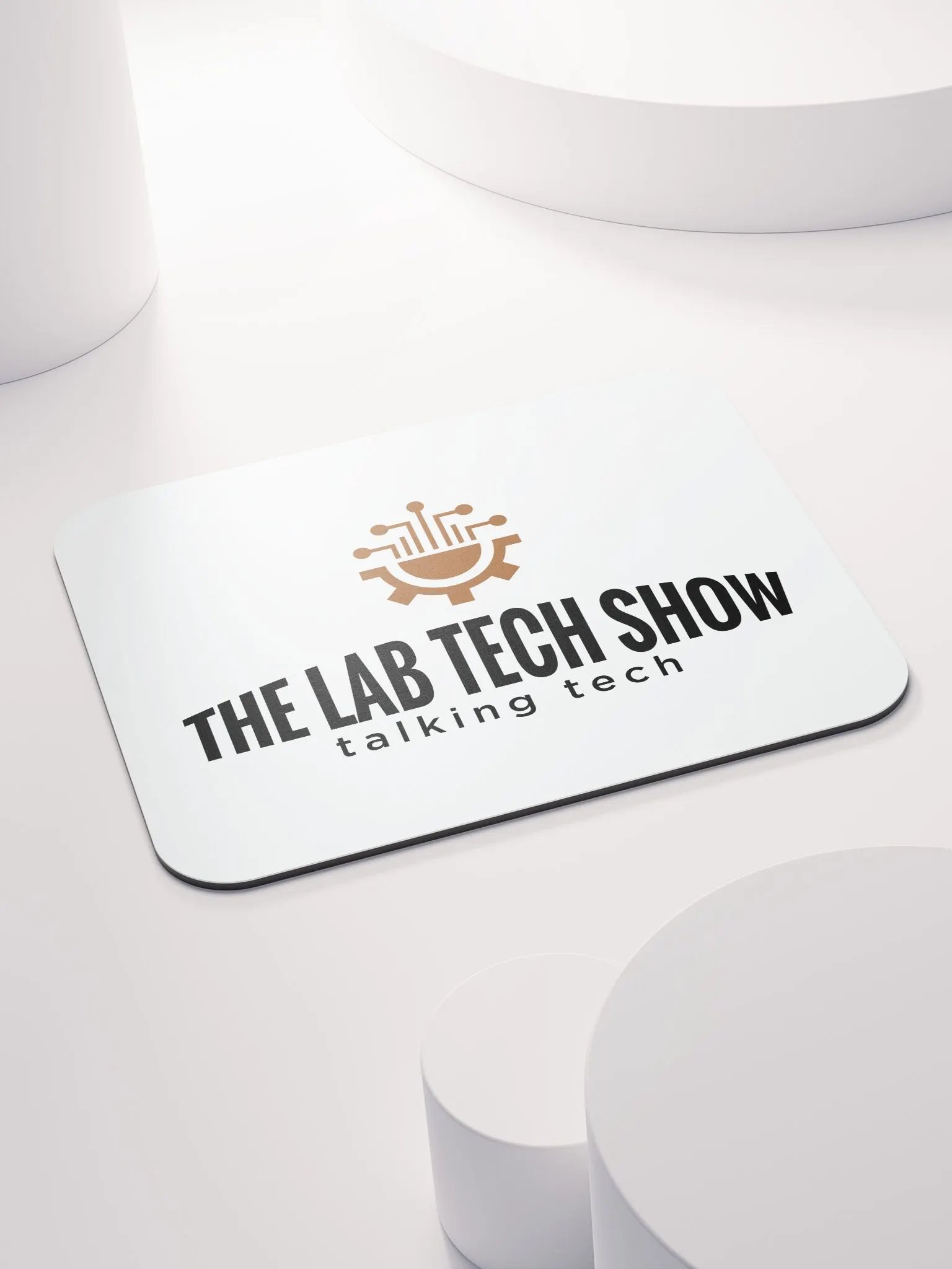 Lab Tech Show Mouse Pad Brown, Black, & White product image (4)