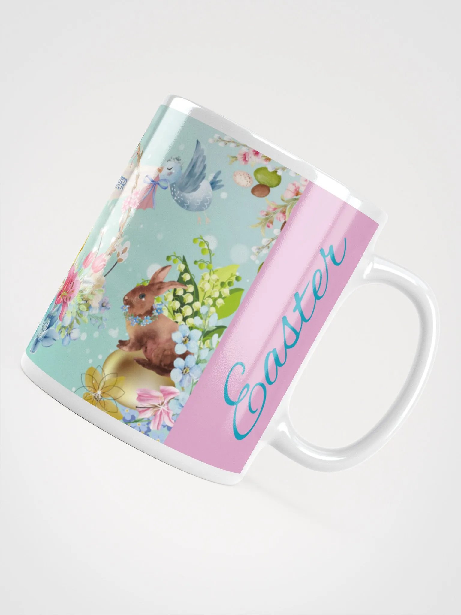 Easter Chick Floral Mug product image (4)