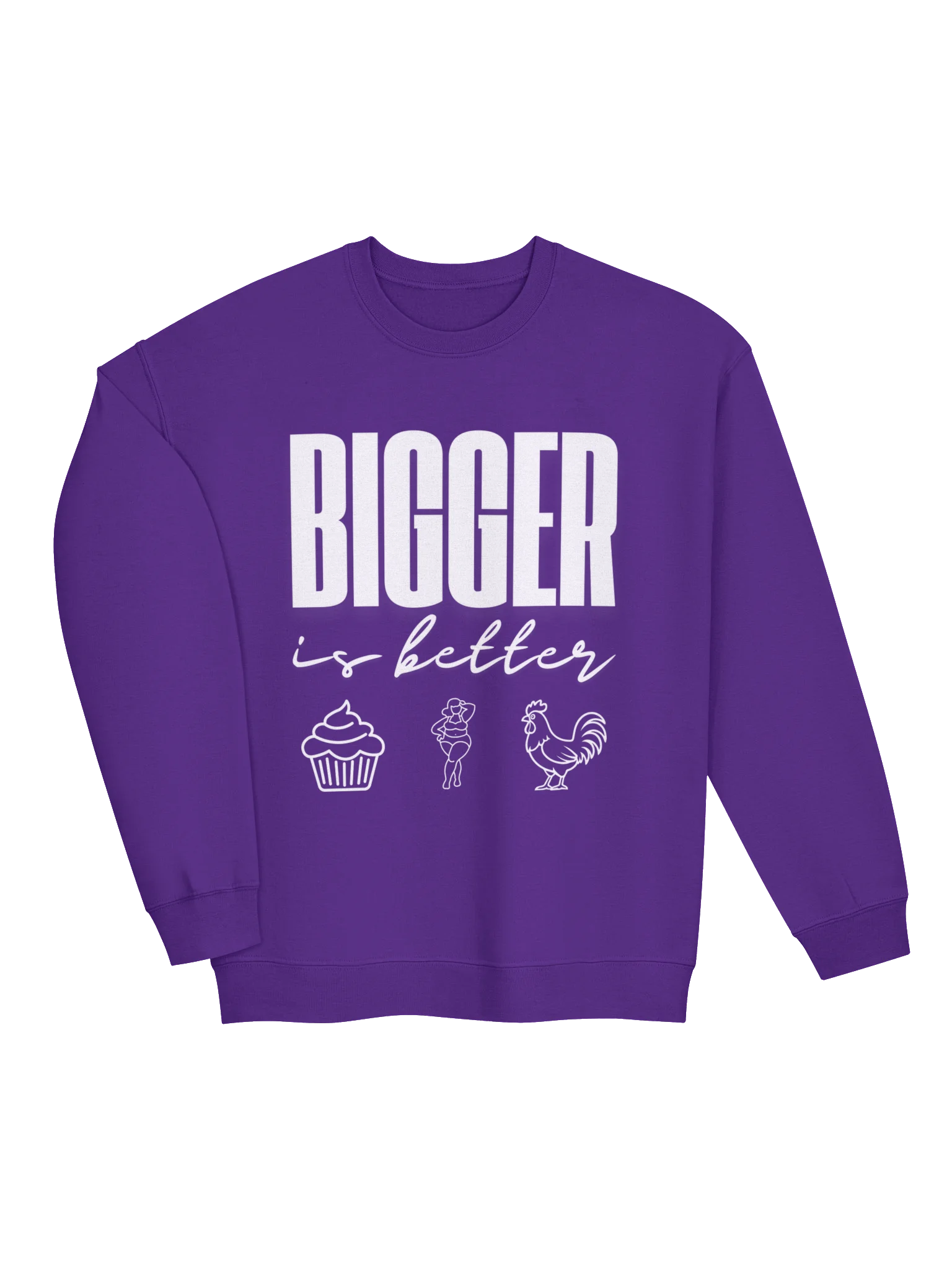 BIGGER is Better Crewneck Sweatshirt product image (10)