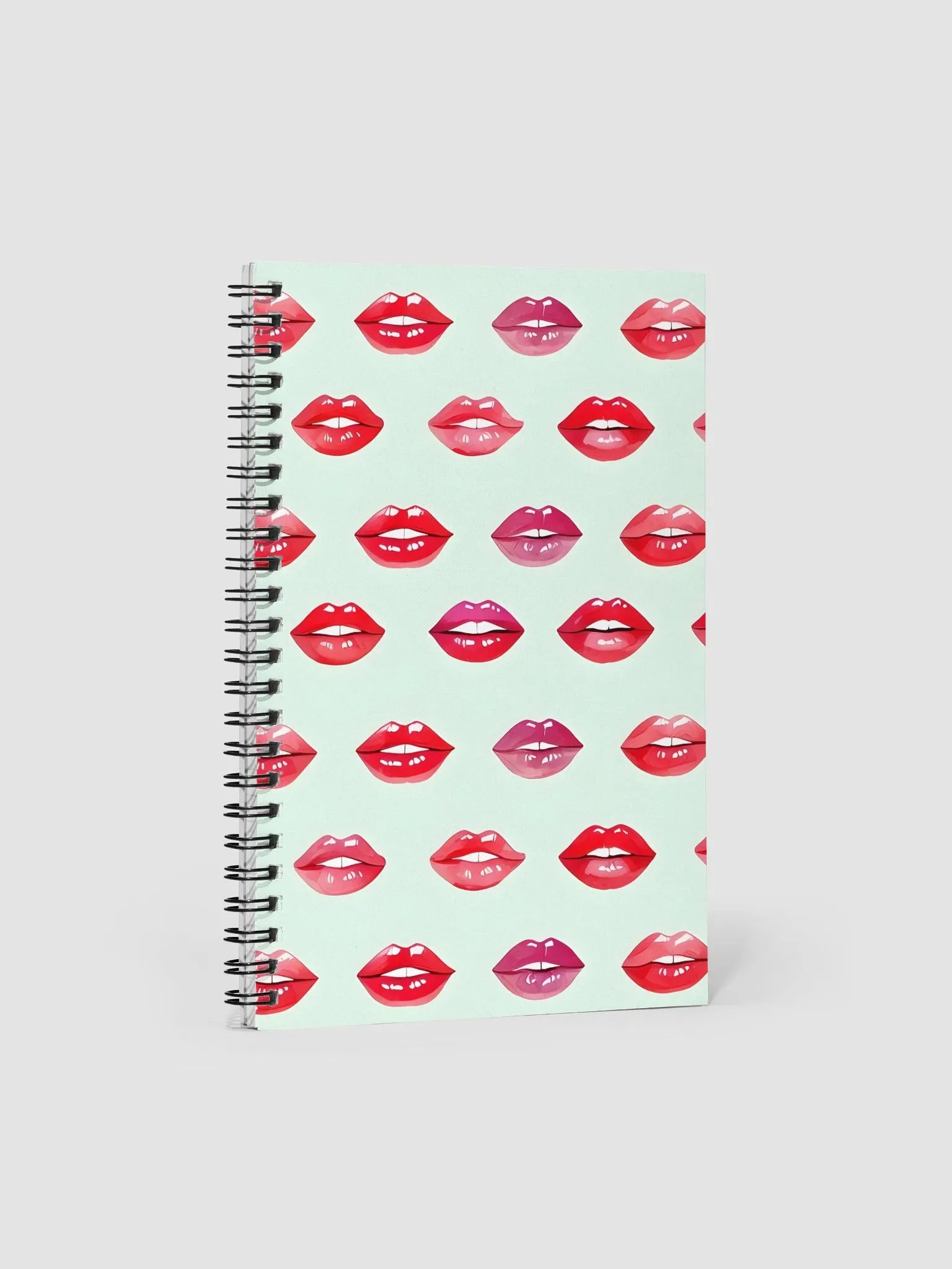 Luscious Lips Spiral Notebook product image (1)