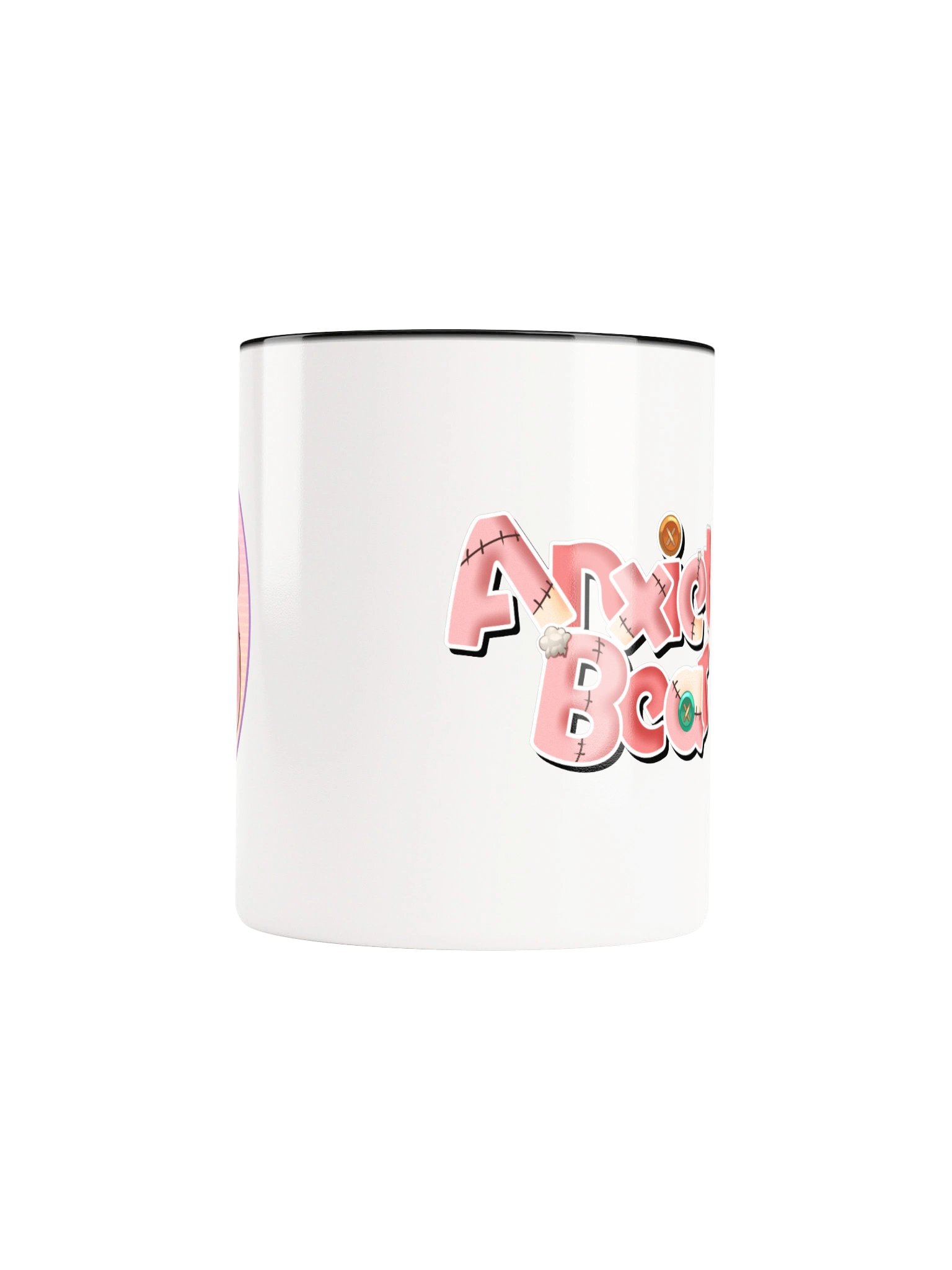 Anxiety Bear Chibi Human Mug with little Nyxxie Bat product image (94)