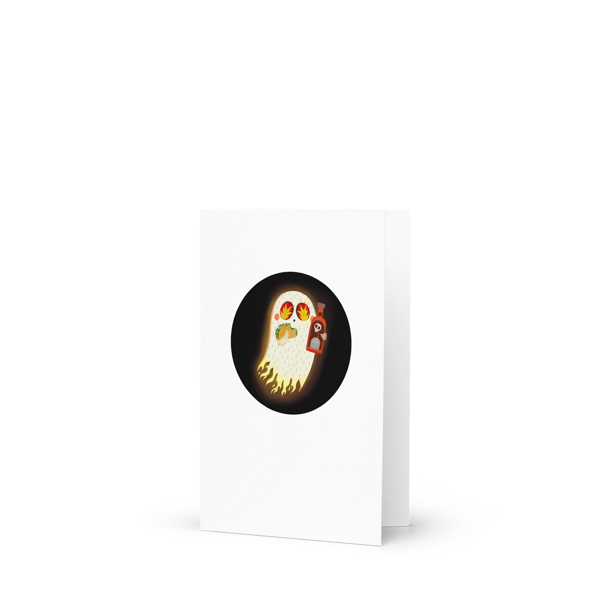 Little Ghost Hot Sauce - Greeting Card product image (5)
