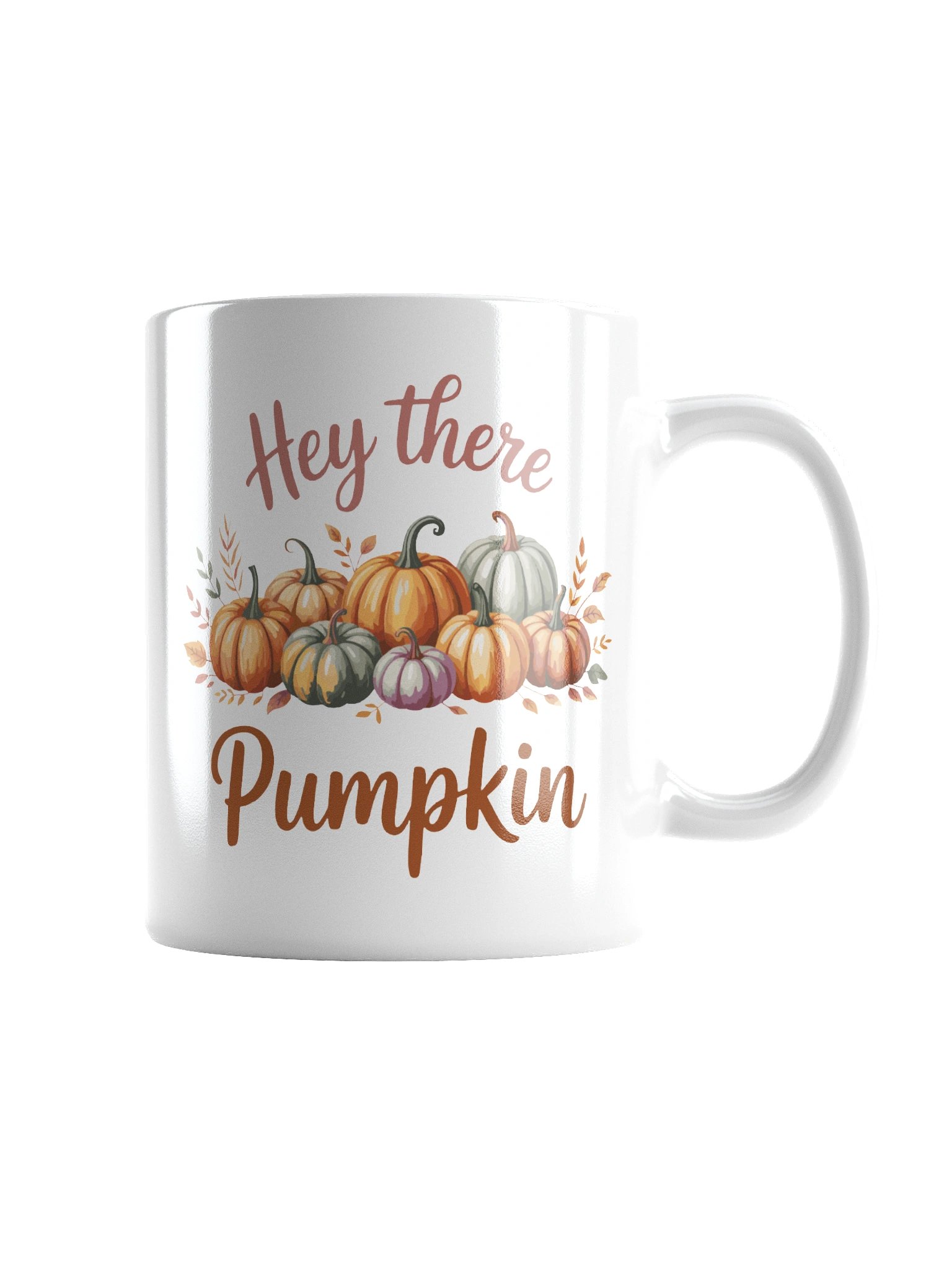 Hey There Pumpkin White Glossy Mug product image (4)