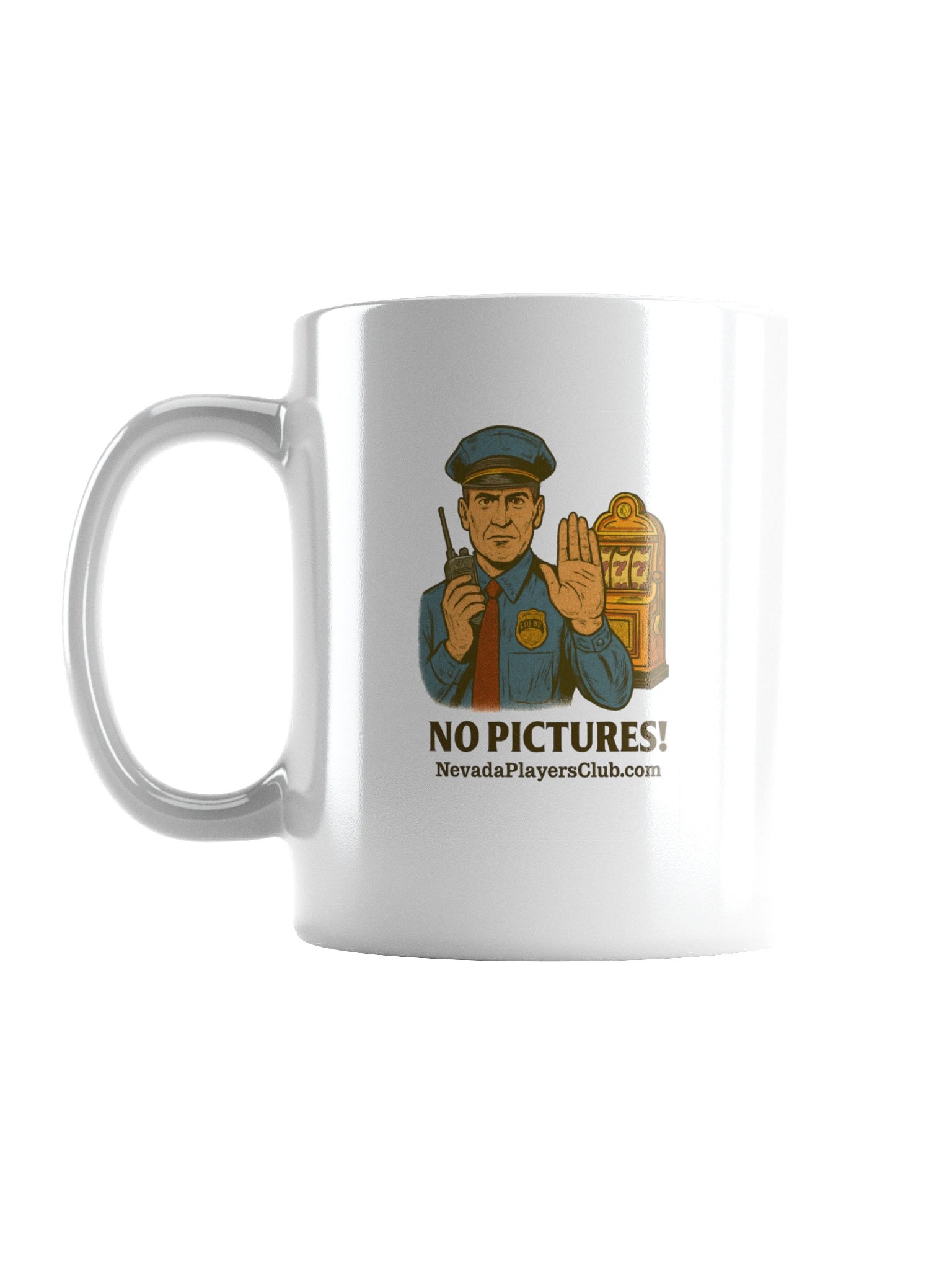 White NO PICTURES Mug - Uniform Edition product image (3)