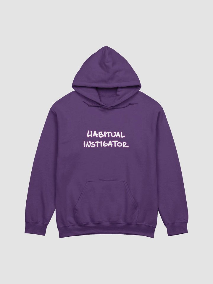 HABITUAL INSTIGATOR (lined design, #763D7D) classic hoodie product image (50)