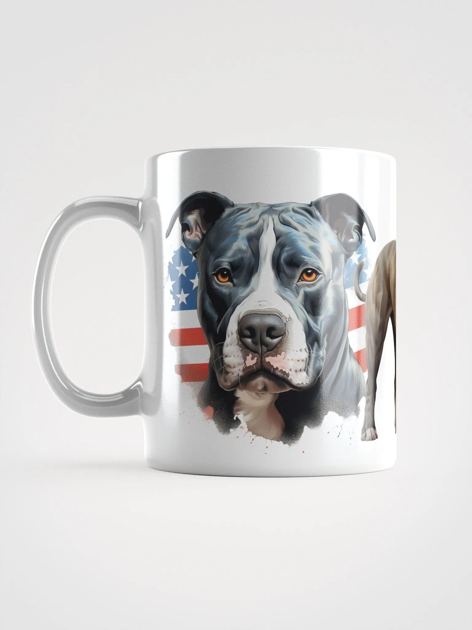 Patriotic Pups White Glossy Mug product image (6)