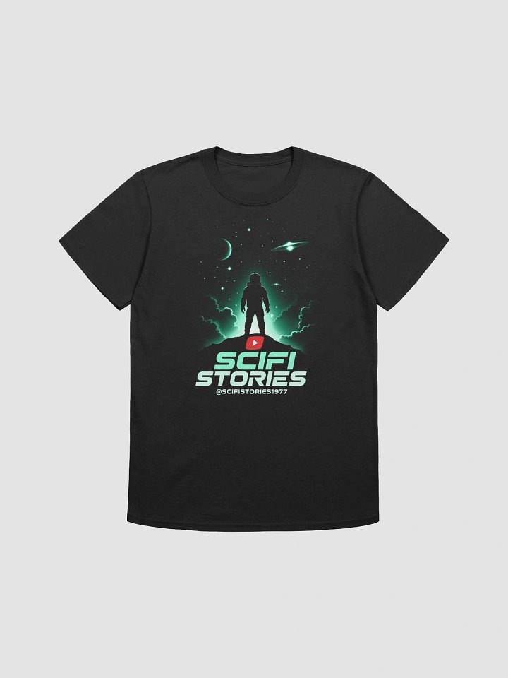 Scifi Stories T-Shirt 1 - (dark) Unisex Softstyle T-Shirt - Vintage Space Graphic T-Shirt product image (1)