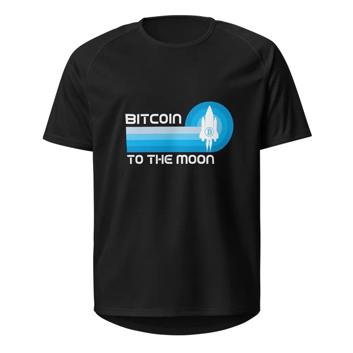 Bitcoin to the Moon Unisex Sports Jersey product image (1)