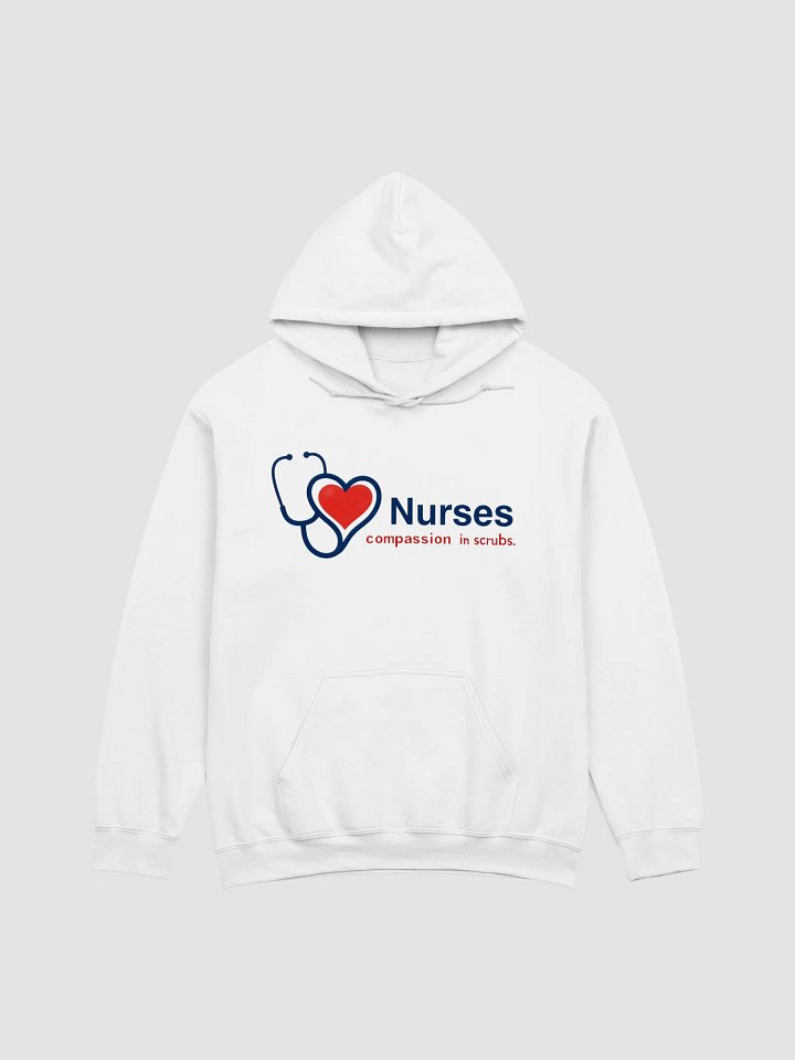 Compassion in Scrubs Stethoscope Heart Hoodie product image (5)
