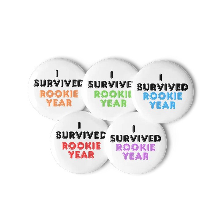 I SURVIVED ROOKIE YEAR pins product image (2)