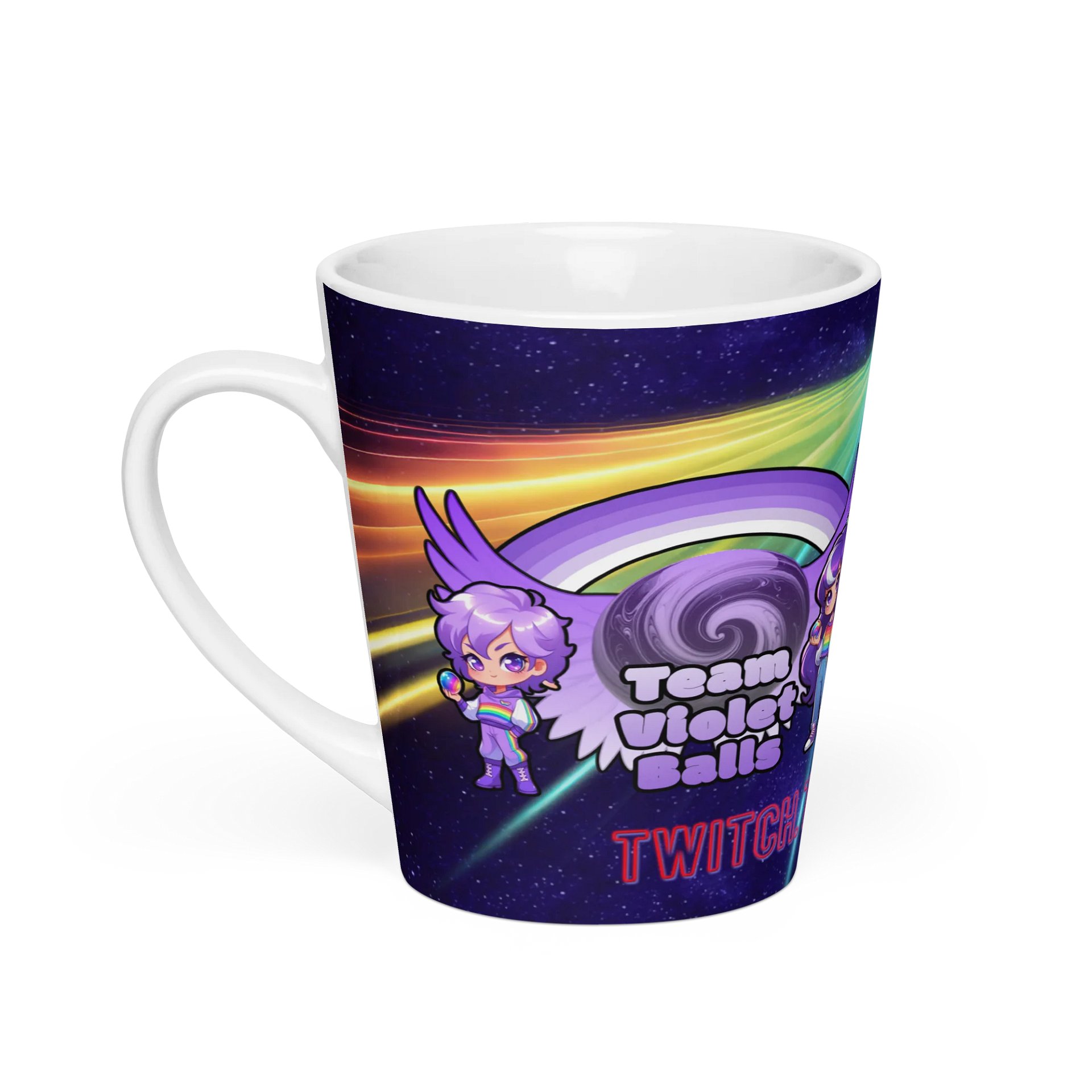 Team Violet Balls Latte Mug product image (1)