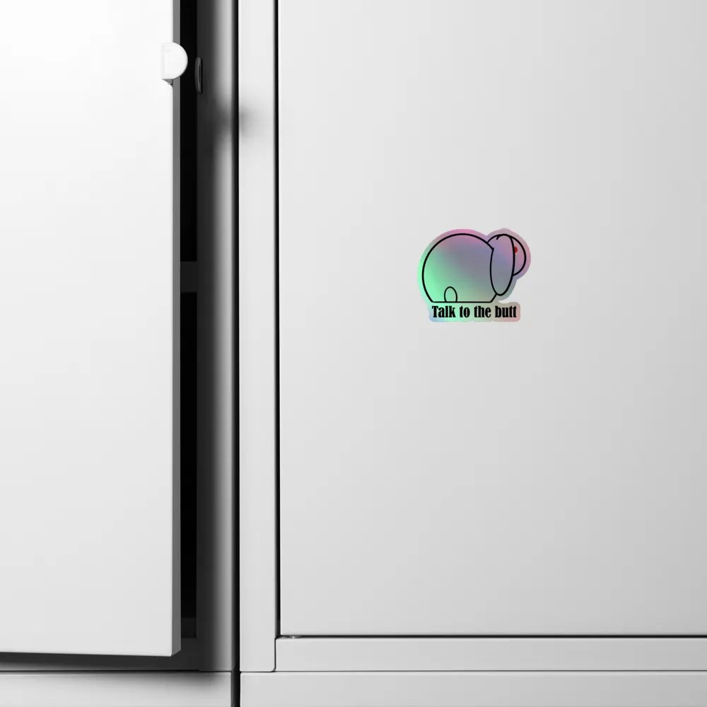 Bunnitude holo sticker product image (4)