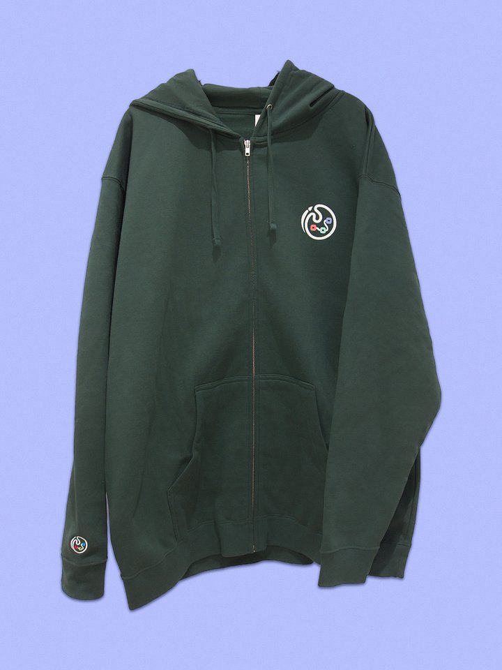 Ctrl-Art-Del Fleece Zip Up Hoodie product image (1)