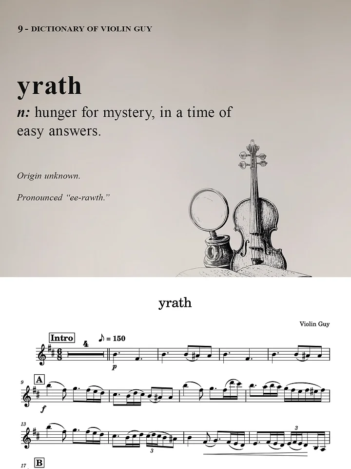 yrath - Sheet Music product image (1)