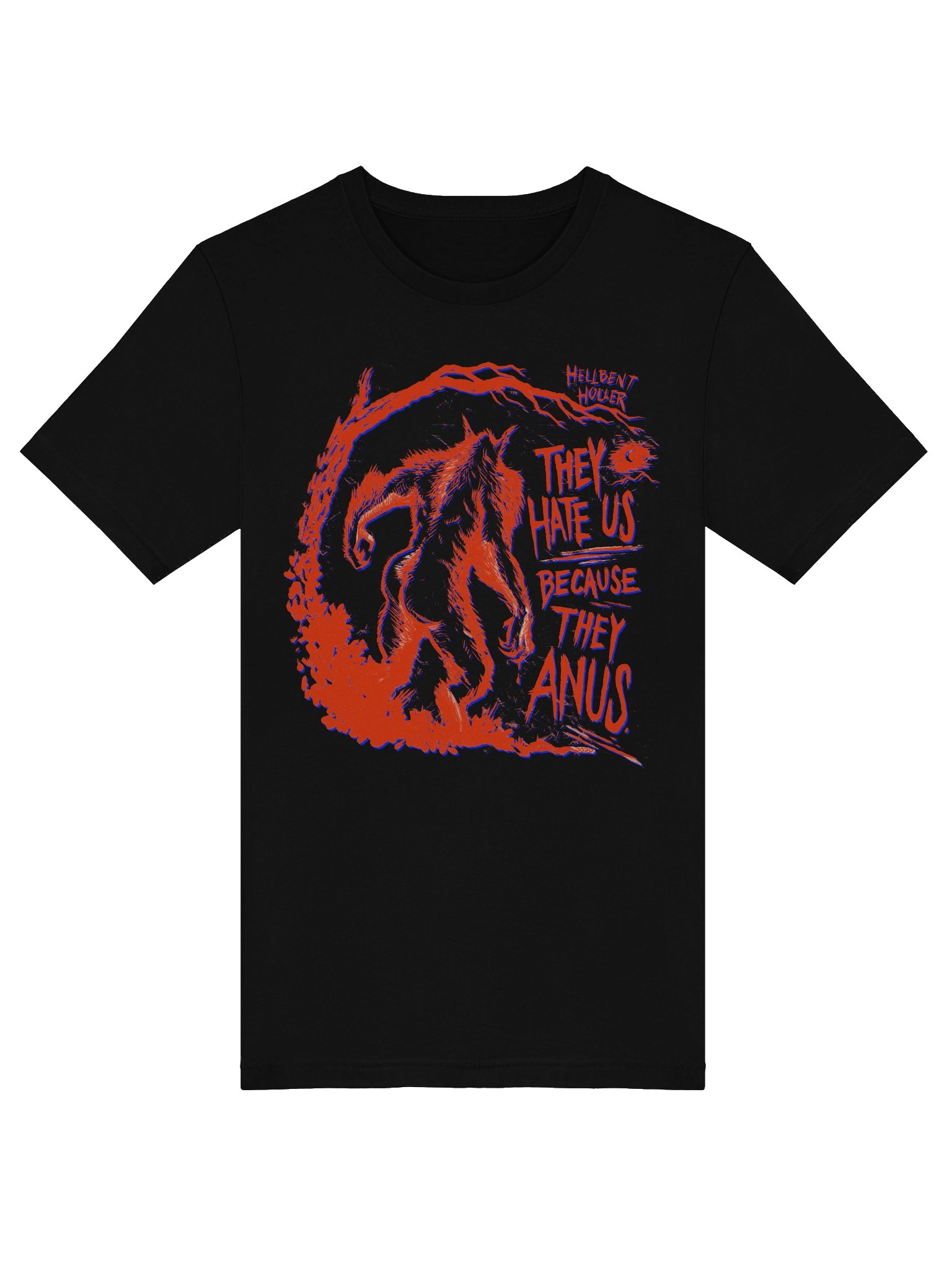 Hate Us Werewolf Tee product image (17)