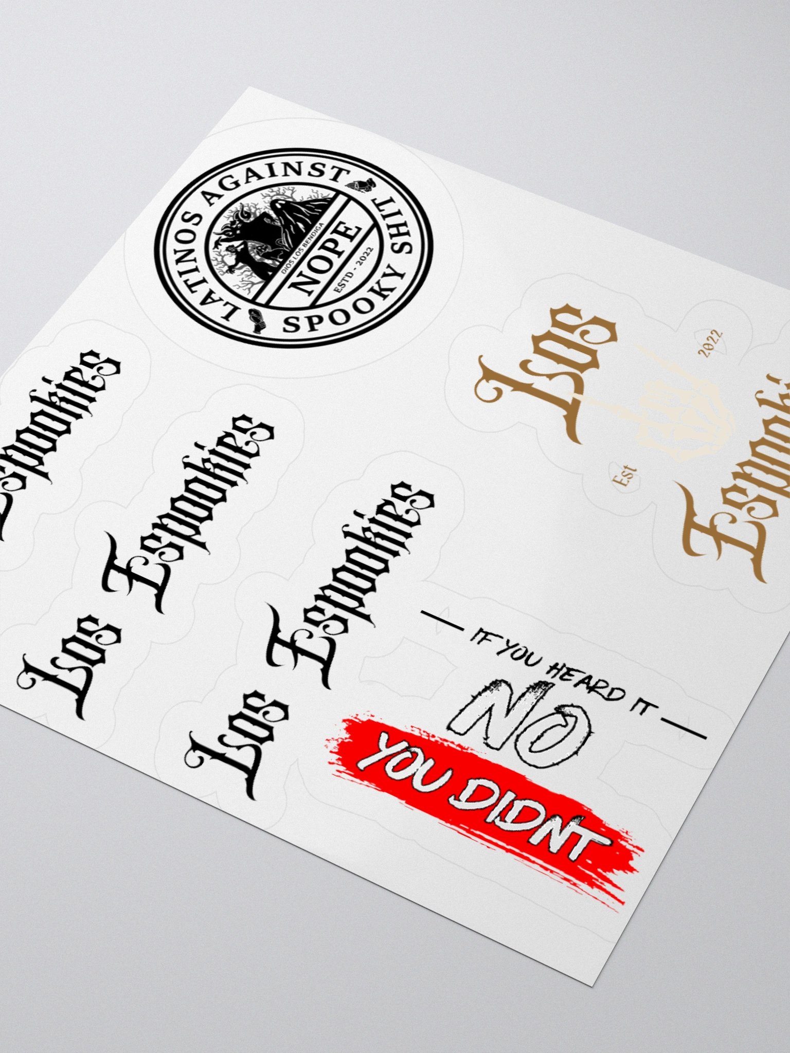 LatinosAgainstSpookyShit Sticker Pack #1 product image (3)