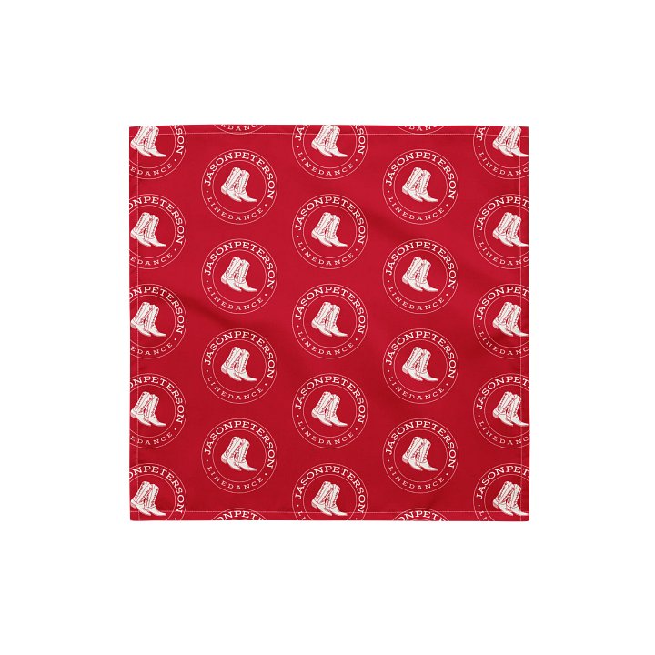 JPLinedance Red All-Over Bandana product image (1)