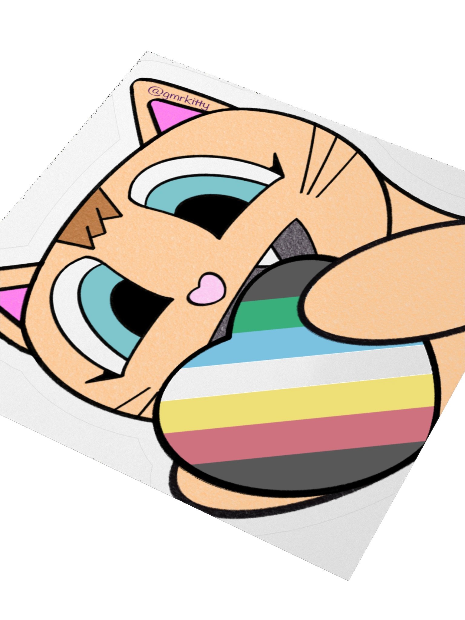 Disability Pride Kitty Sticker product image (9)