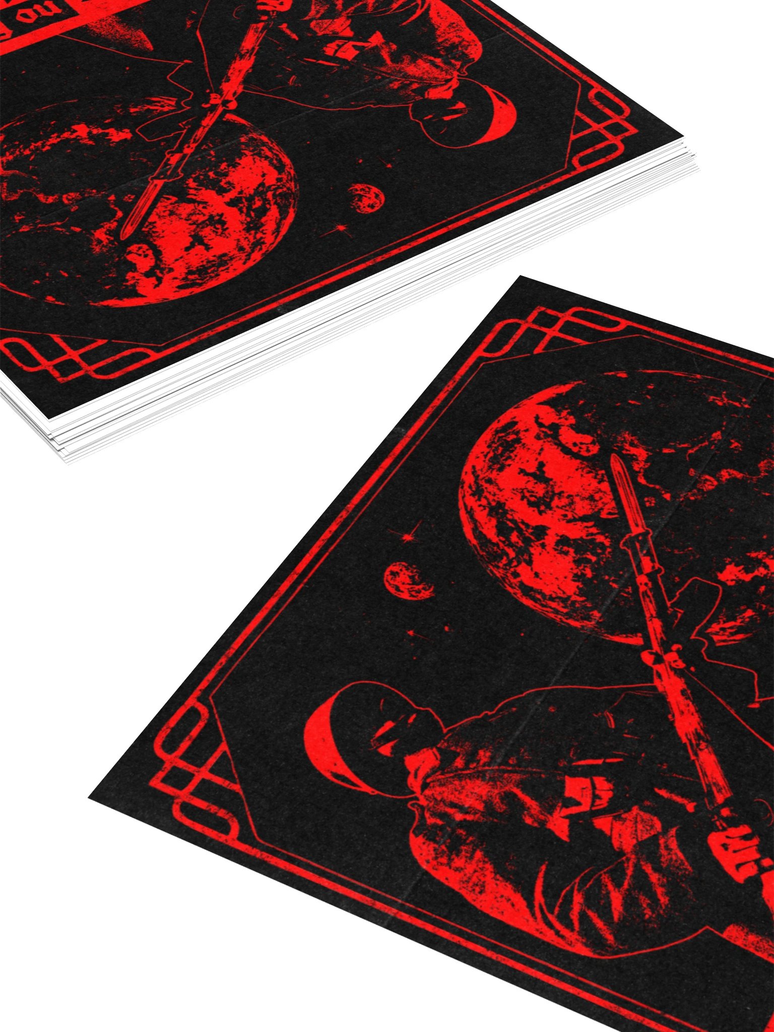 NO FUTURE STICKER RED product image (12)