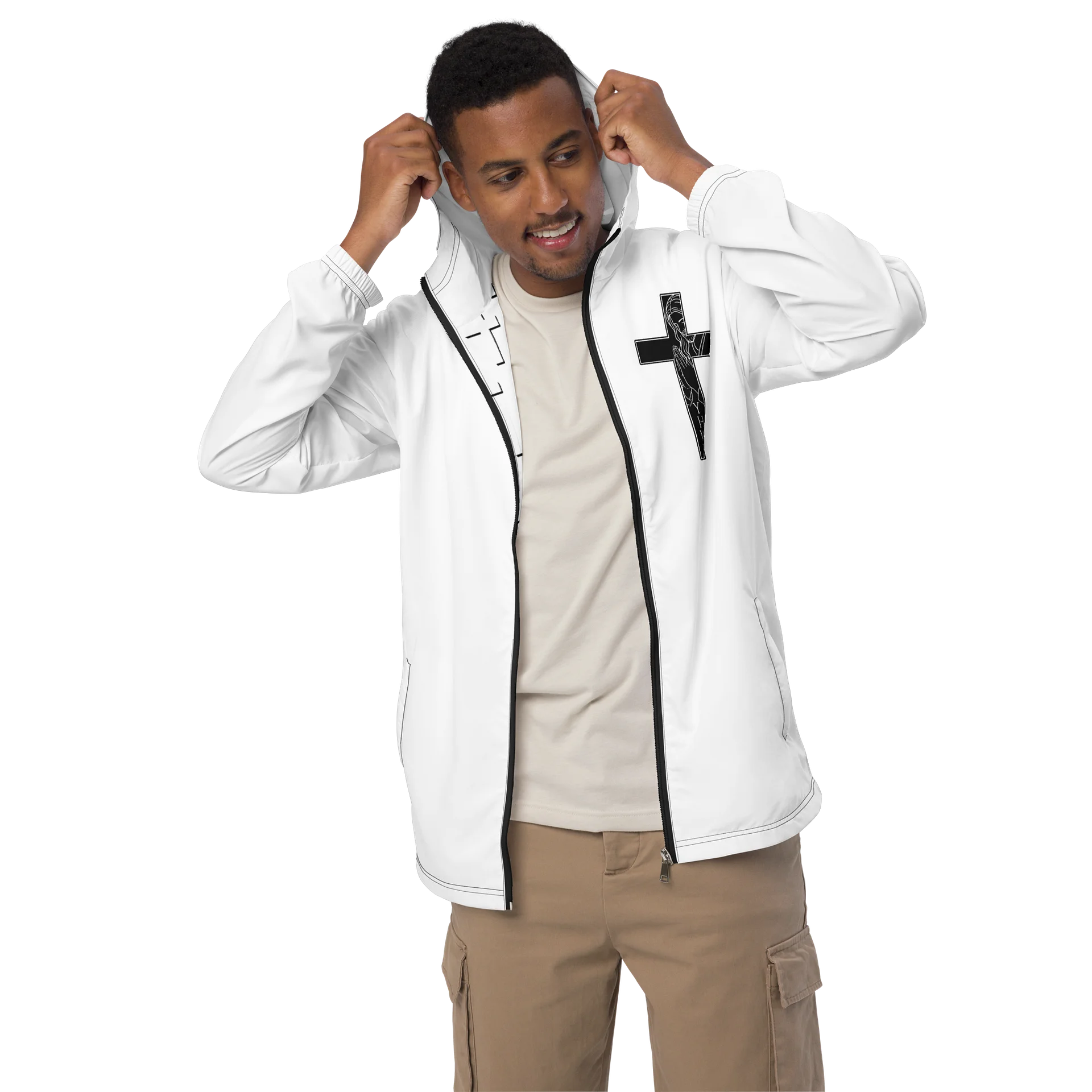 YHWH White Windbreaker product image (3)