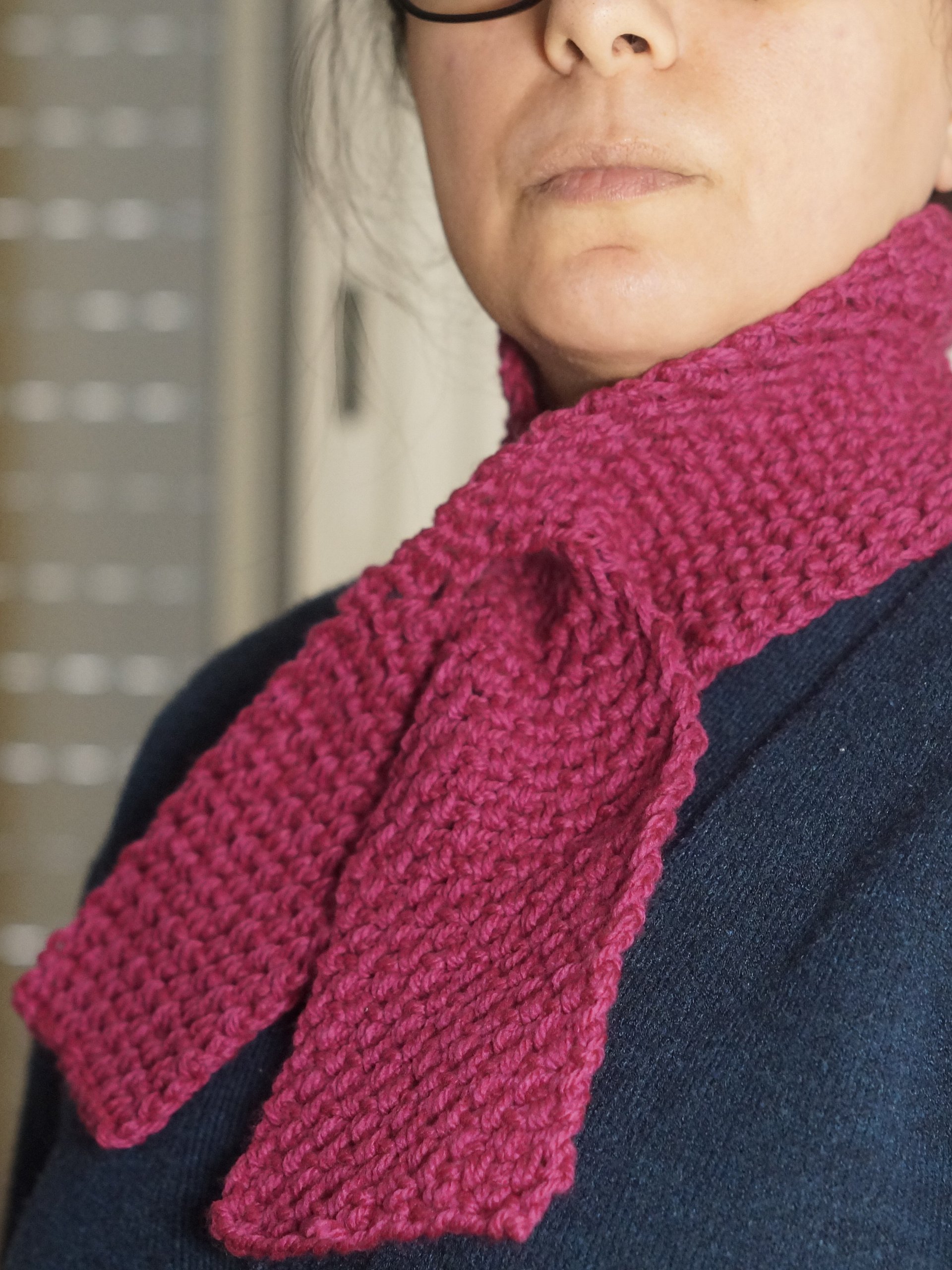 Linen stitch scarf Crochet pattern product image (1)