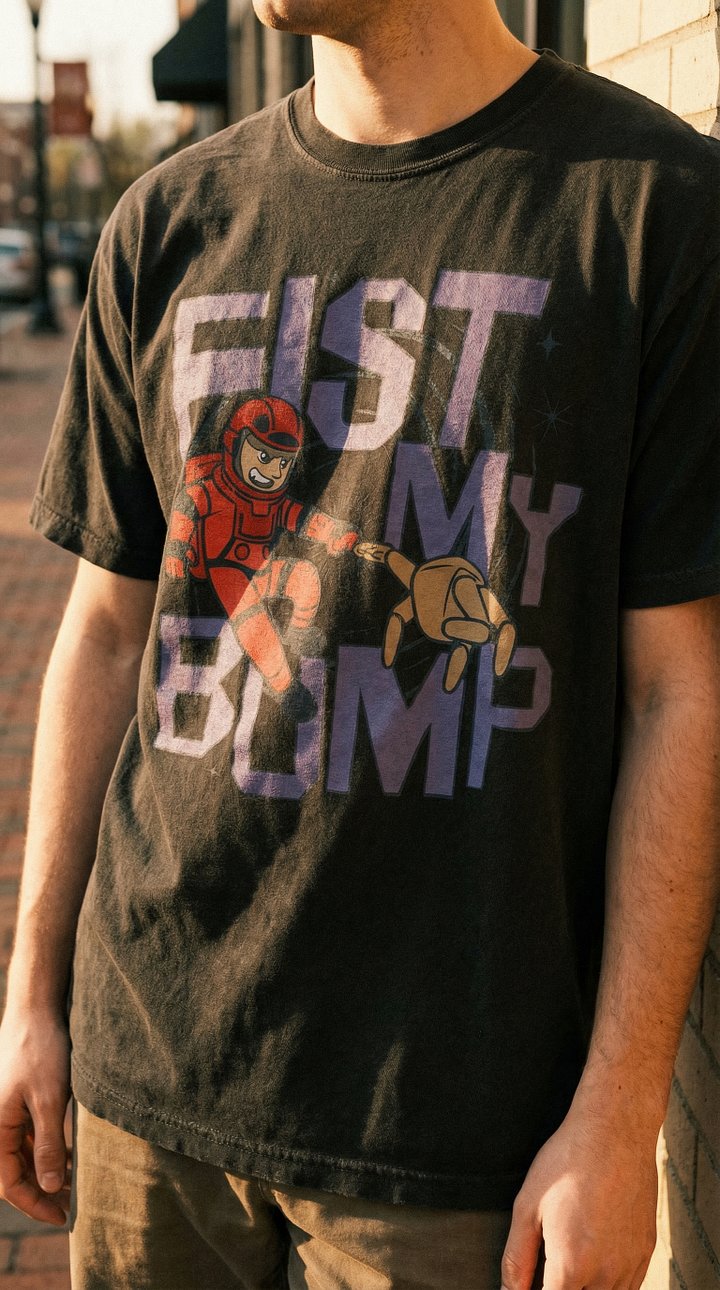 Comfort Colors® Fist My Bump T-Shirt, Project Hail Mary Rocky Alien Shirt, Funny Sci-Fi Graphic Tee, Space Shirt, Geek Gift product image (1)