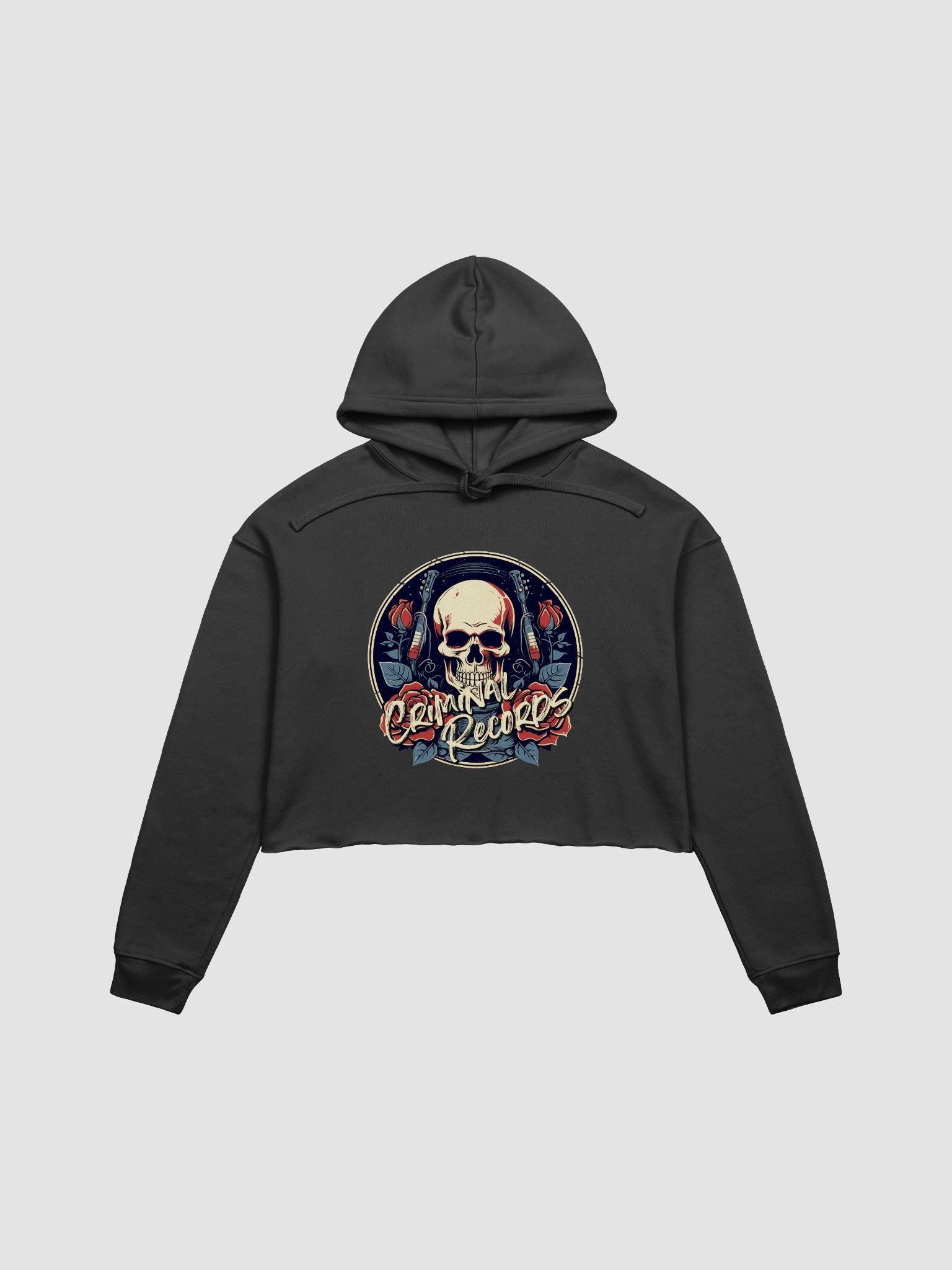 Criminal Records Crop Top Hoodie product image (3)