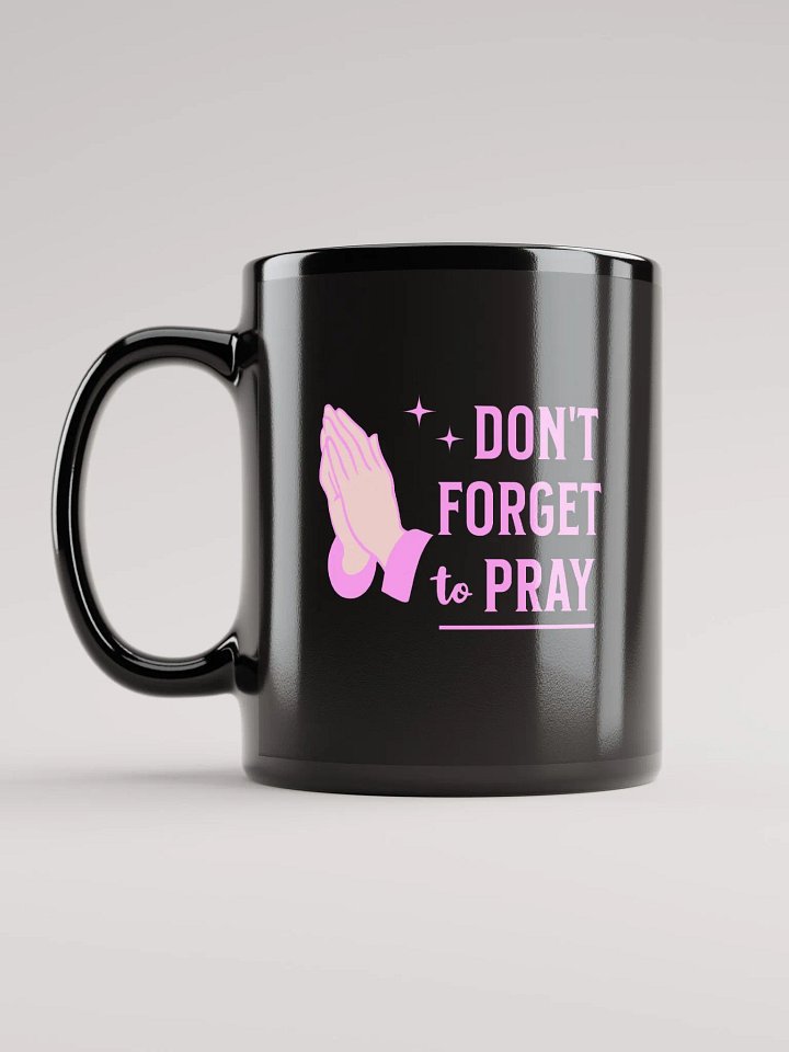 Sparkling Prayer Black Mug product image (2)