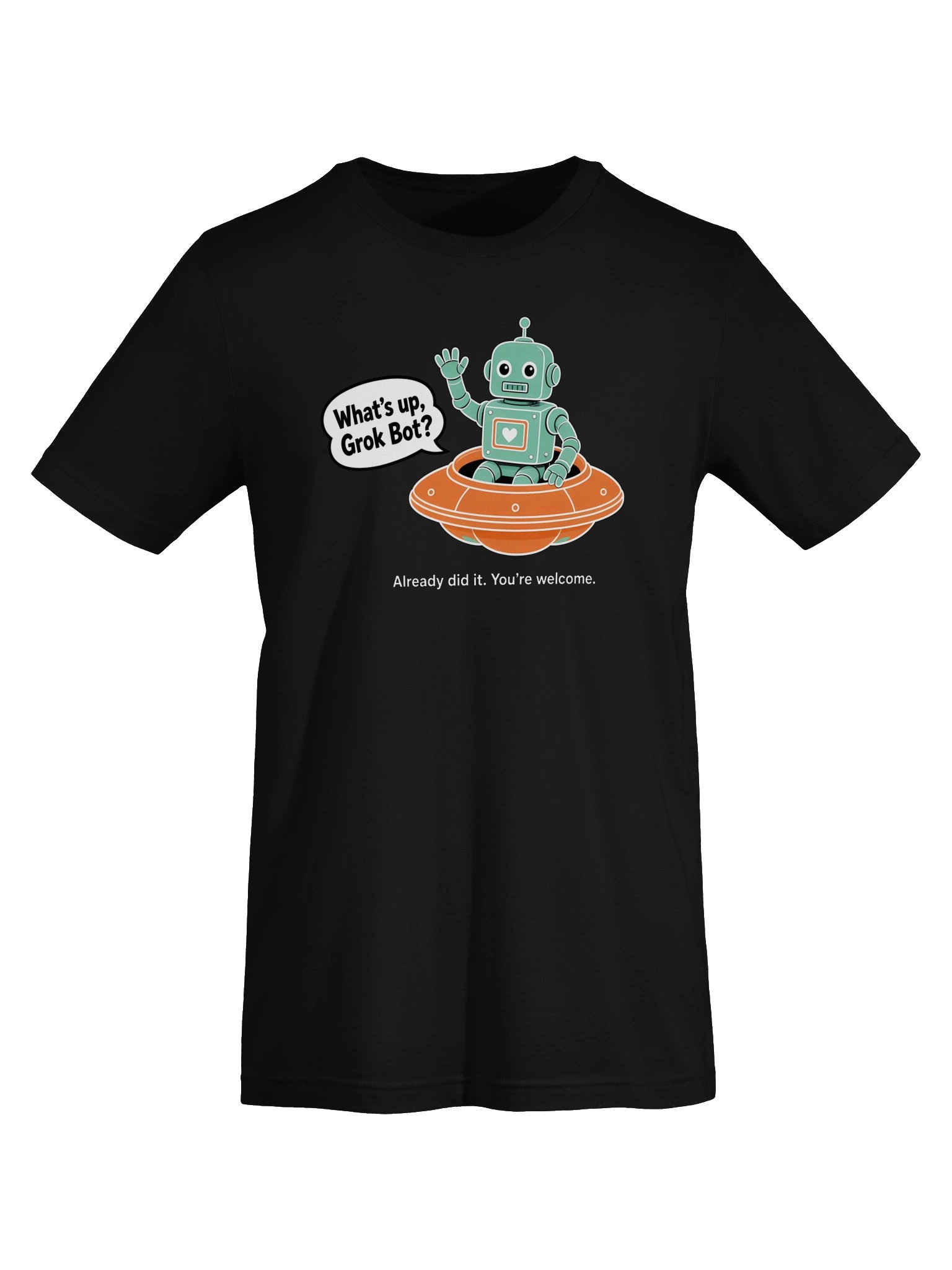What's Up, Grok Bot? Retro Robot Tee product image (5)