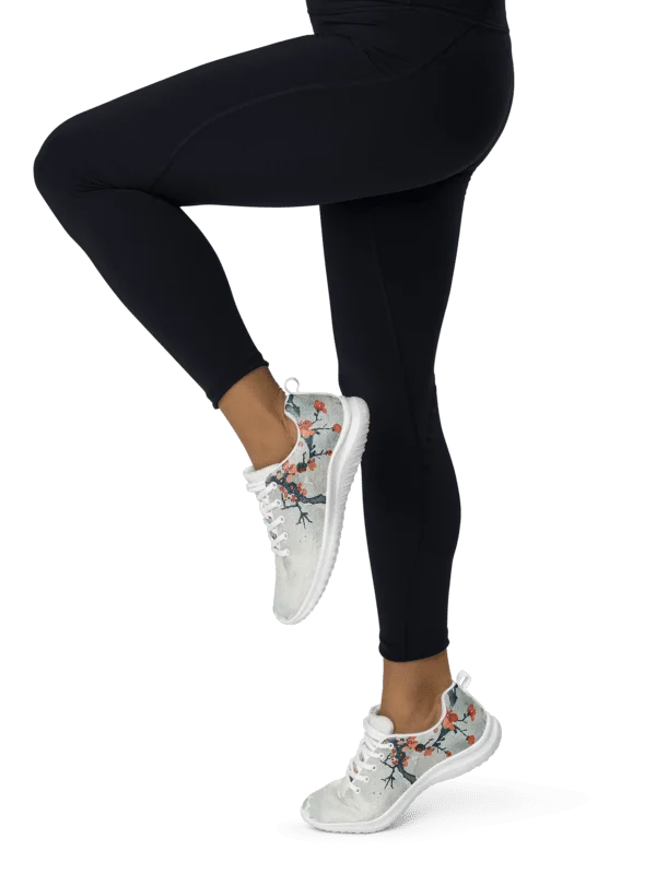 Japanese Plum Blossom Women's Athletic Shoes | Traditional Ukiyo-e Art Sneaker product image (5)
