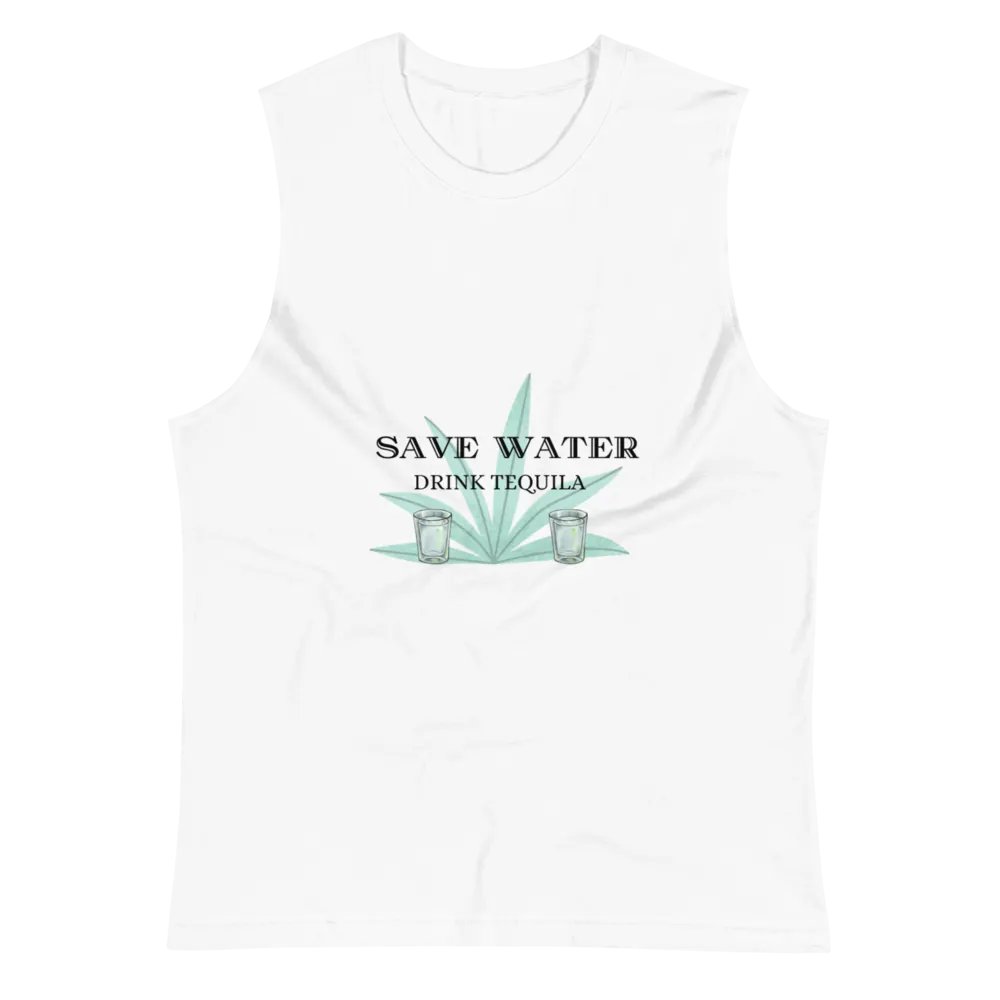 Save Water Muscle Tee product image (3)