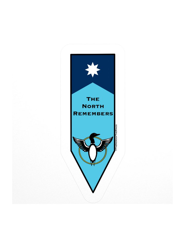 The North Remembers Loon Banner Sticker product image (1)
