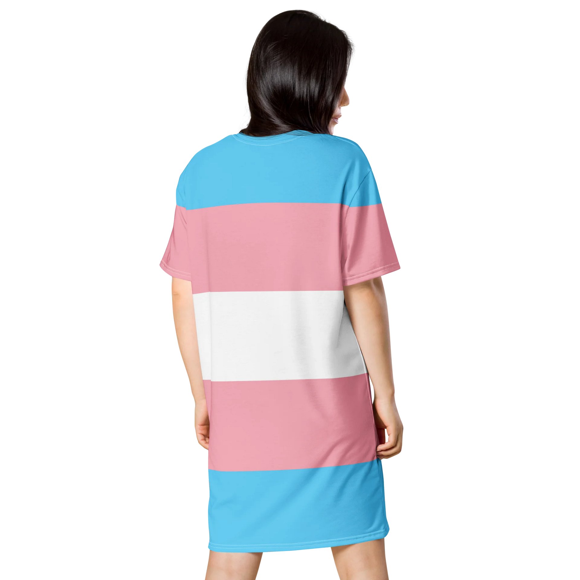 Trans Pride Flag T-shirt Dress product image (2)