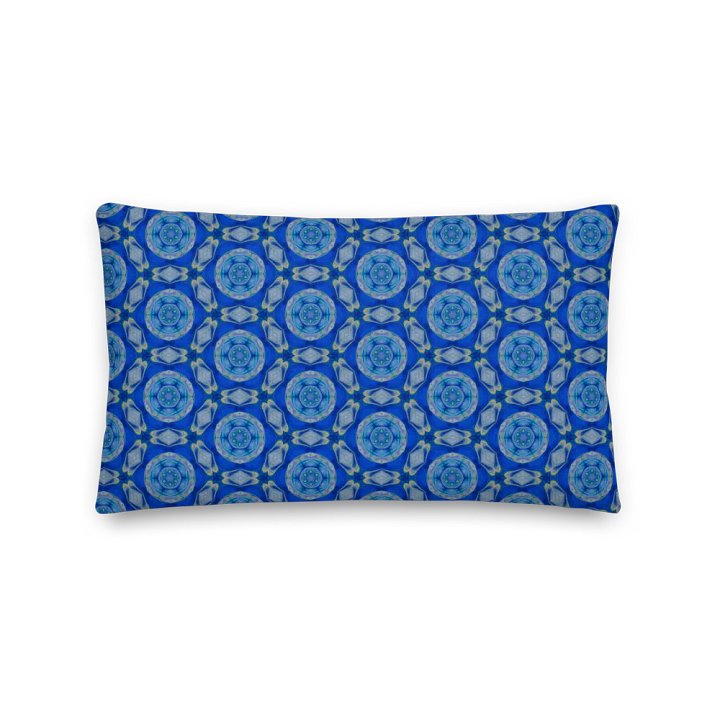 Greek Med blue premium pillow (Reversible and 3 sizes/shapes) product image (1)