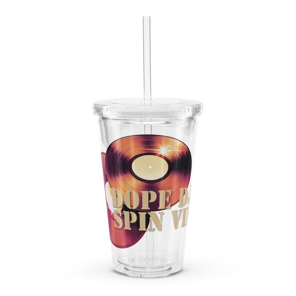 DOPE DJS SPIN VINYL Double Wall Tumbler product image (1)
