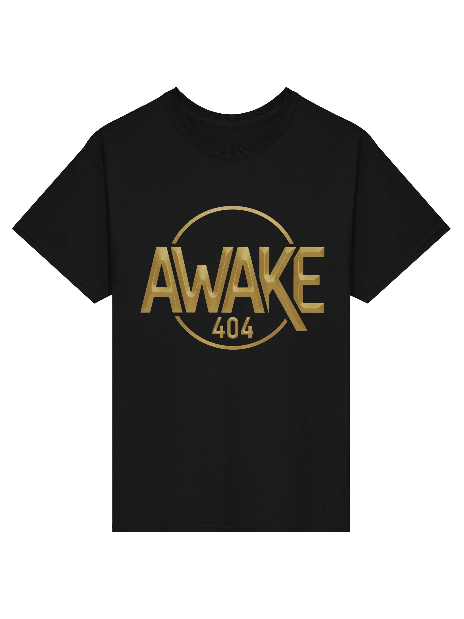 Awake 404 Gold Logo T-Shirt product image (1)