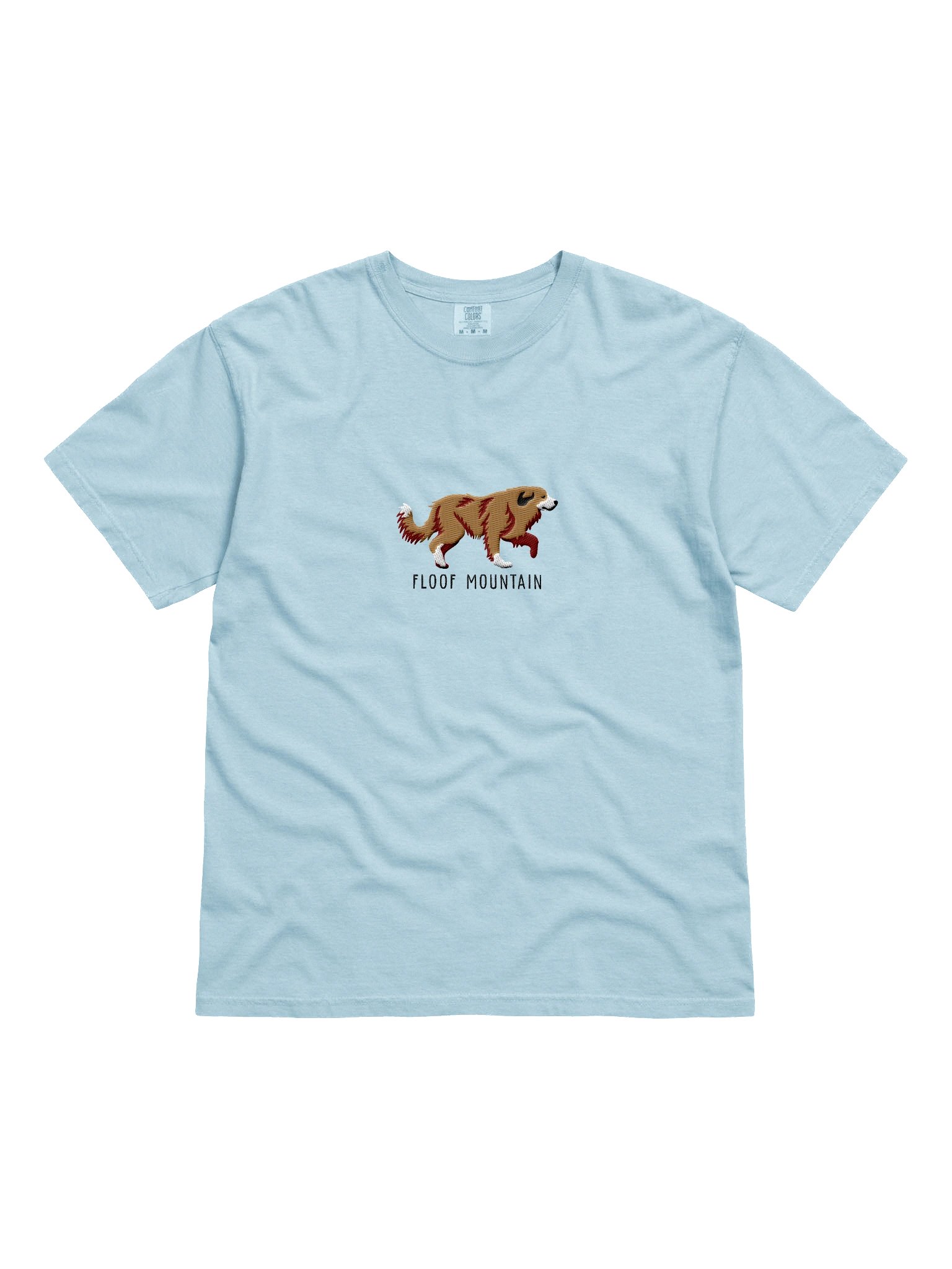 Floof Mountain T-Shirt(Embroidered) of a Great Pyrenees(Brown) product image (4)