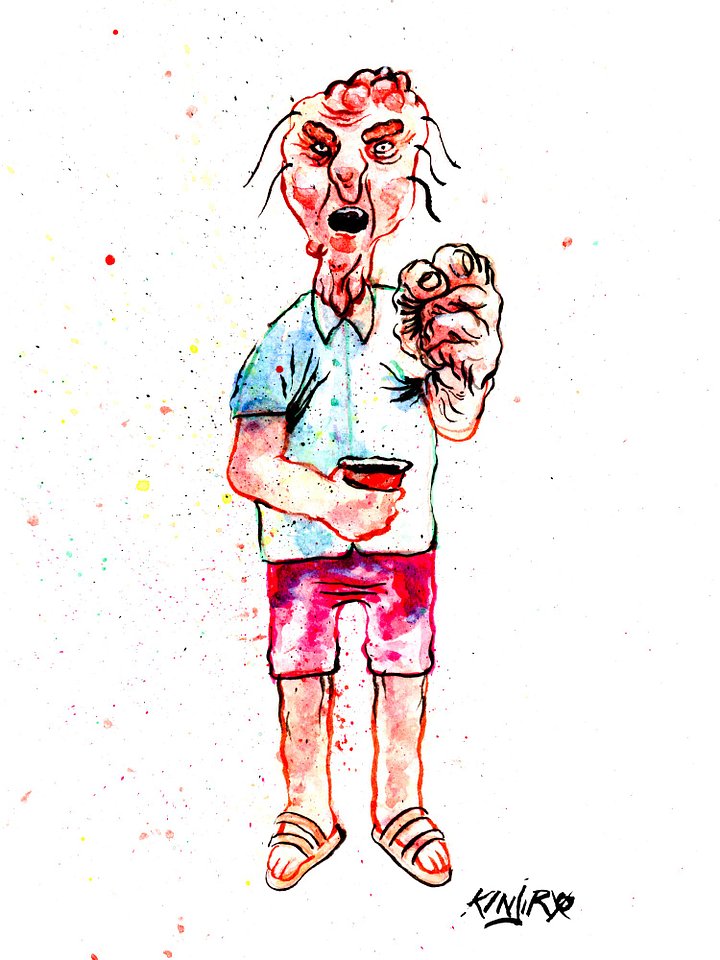 PARTY BRO! (Original Watercolor Painting) product image (1)