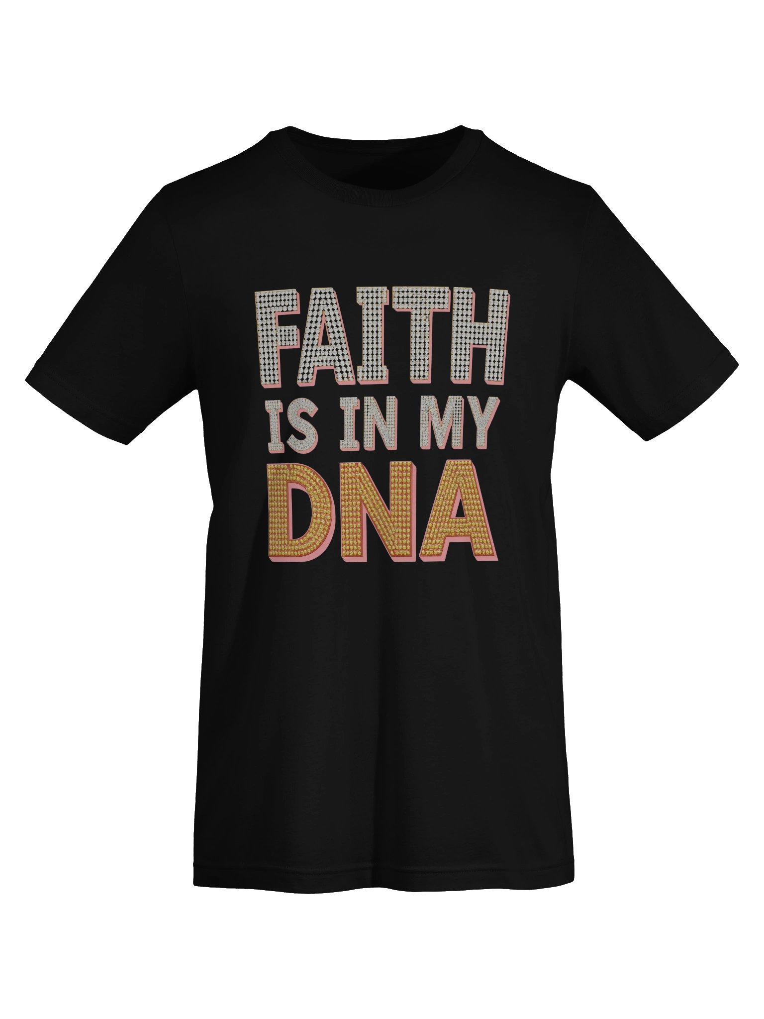 Diamond-Embellished Faith T-Shirt product image (7)
