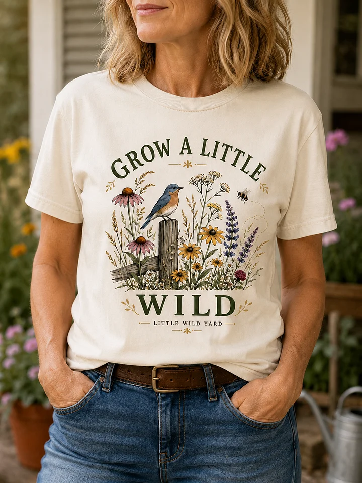 Grow A Little Wild T-shirt product image (2)