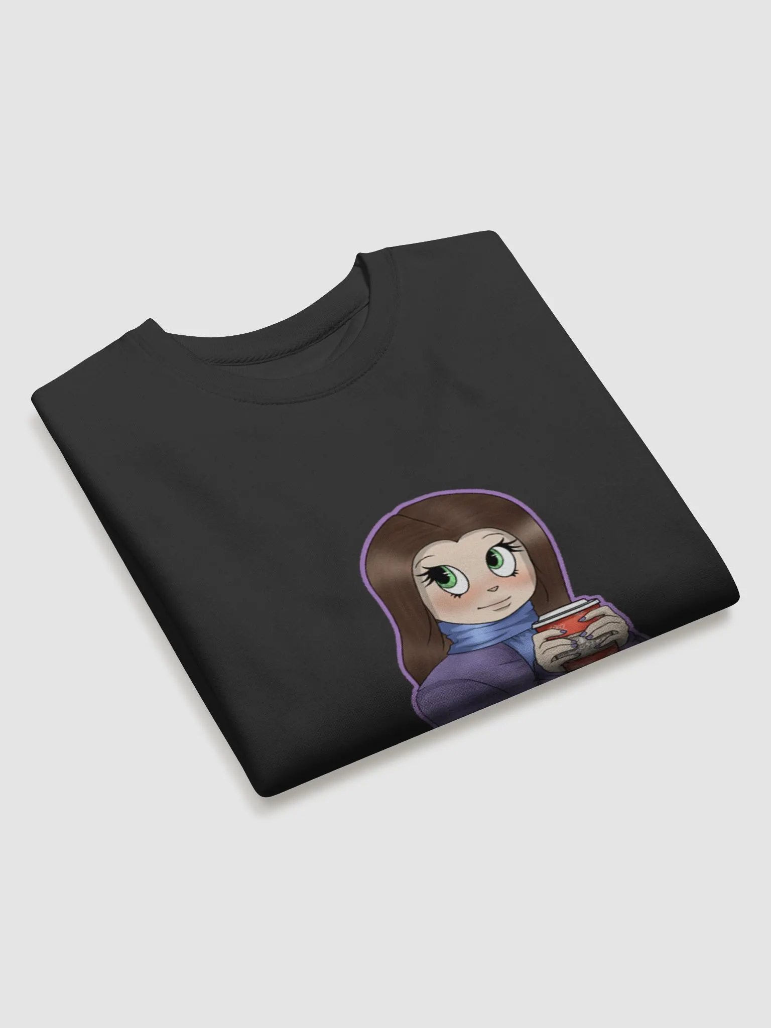 panda coffee sweatshirt product image (3)