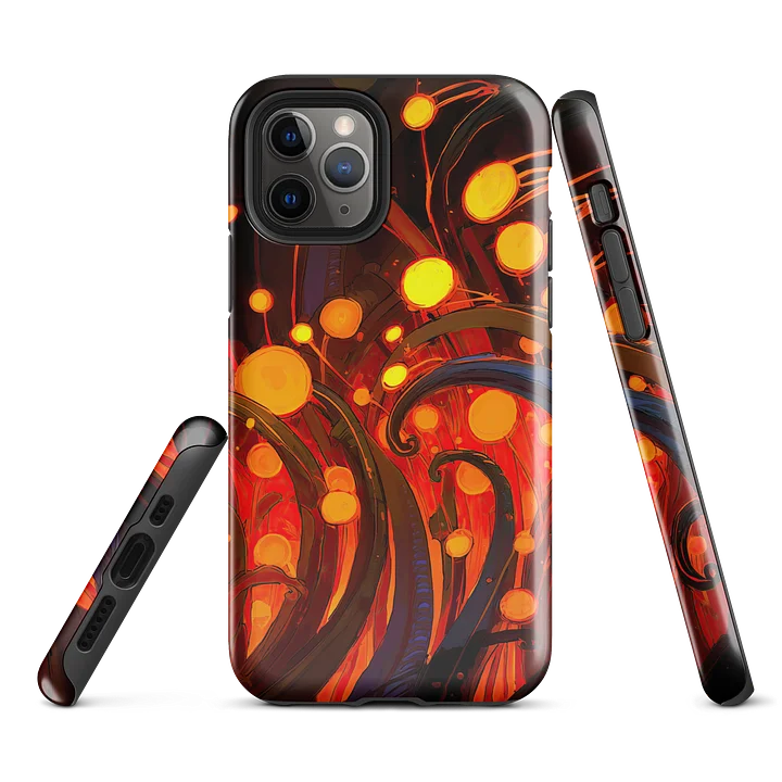 Radiant Tangle iPhone Case – Abstract Organic Glow Design product image (2)