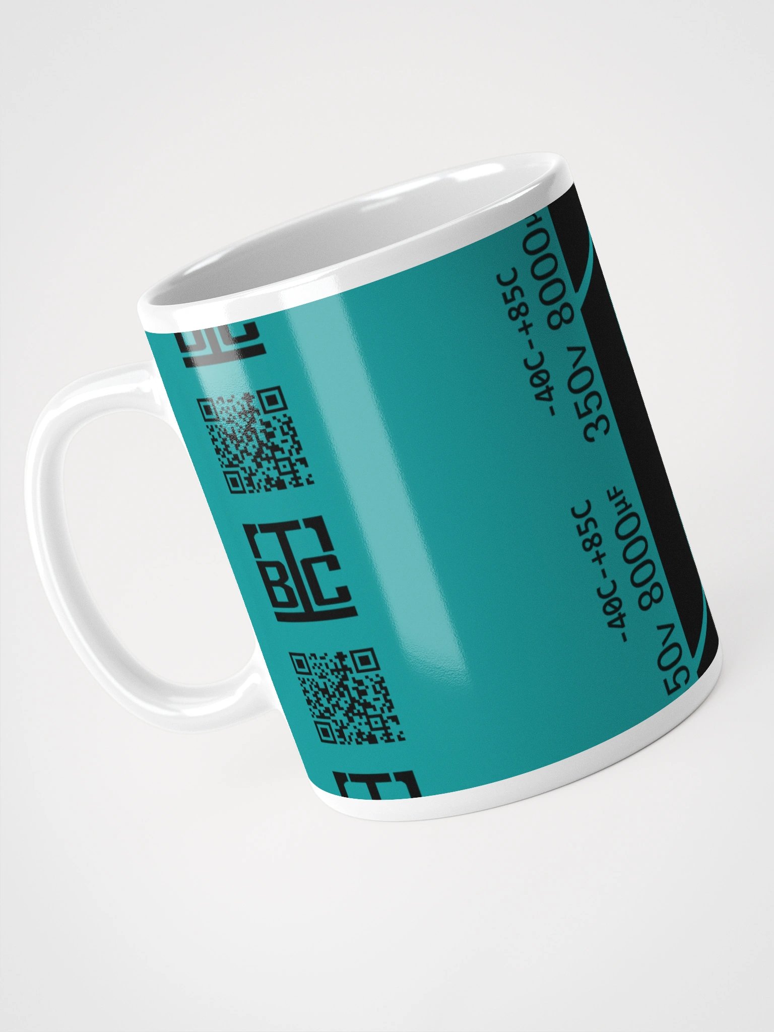 Capacitor Glossy Mug - GREEN product image (5)