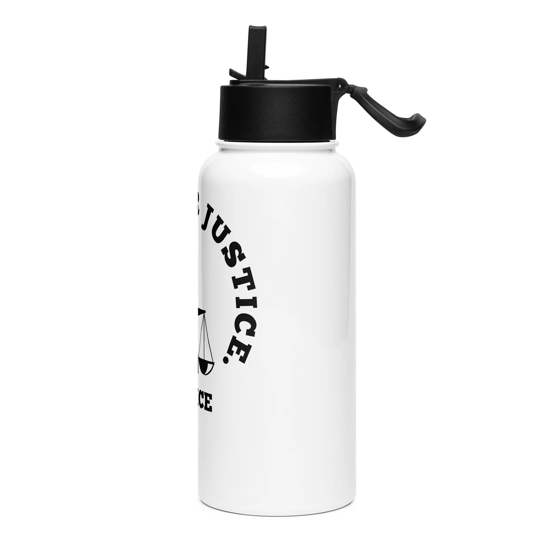 'Thirst For Justice ' Eclipse 32 oz Stainless Steel Straw Water Bottle product image (3)