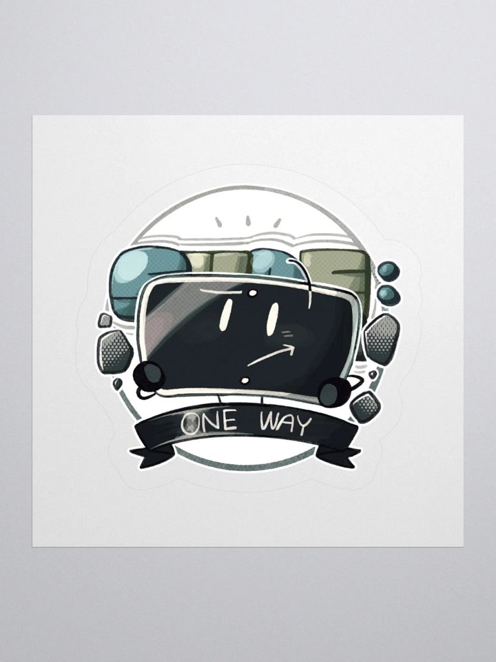 One Way Sticker product image (1)