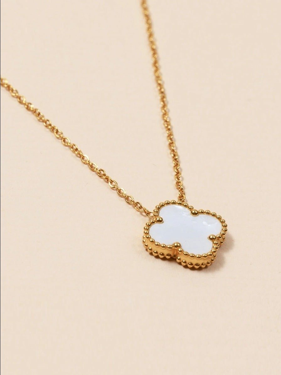 Clover Charm 18K Gold-Plated Necklace product image (1)