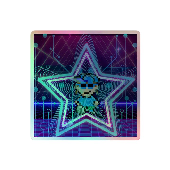 Circuit Star Sticker product image (2)
