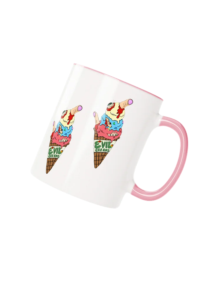 Evil Creams "Bubble Gum, Strawberry, Cream" Pink Mug product image (4)